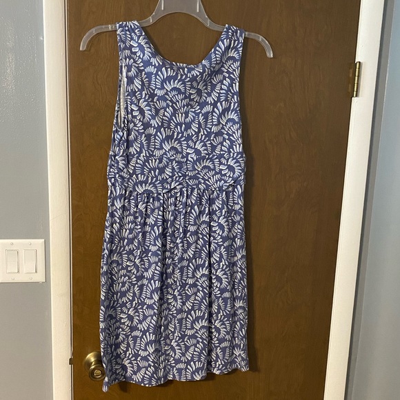 LOFT Fit & Flare Patterned Dress - Picture 2 of 3